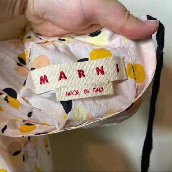 Marni sleeveless V neck blush pink mini dress sz 36 XS - Picture 2 of 10